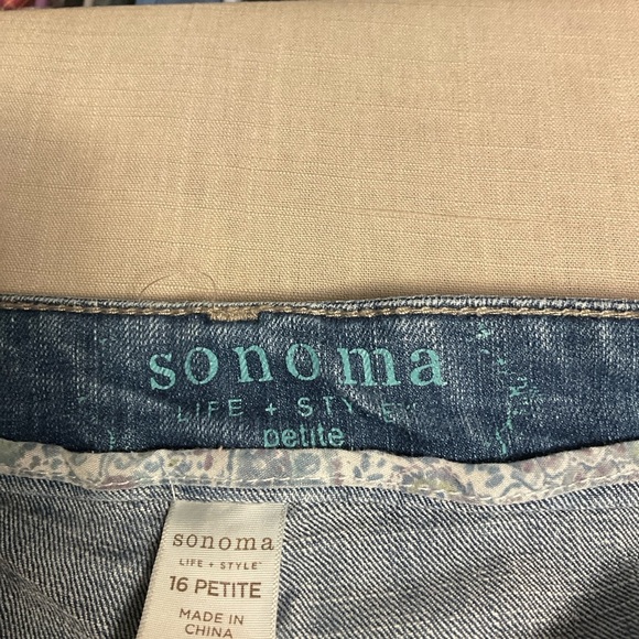 Sonoma Blue Casual Denim Shorts - Picture 3 of 6